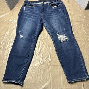 Judy Blue Women's Straight Leg Jeans - Medium Blue